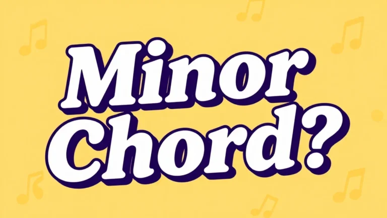What is a Minor Chord